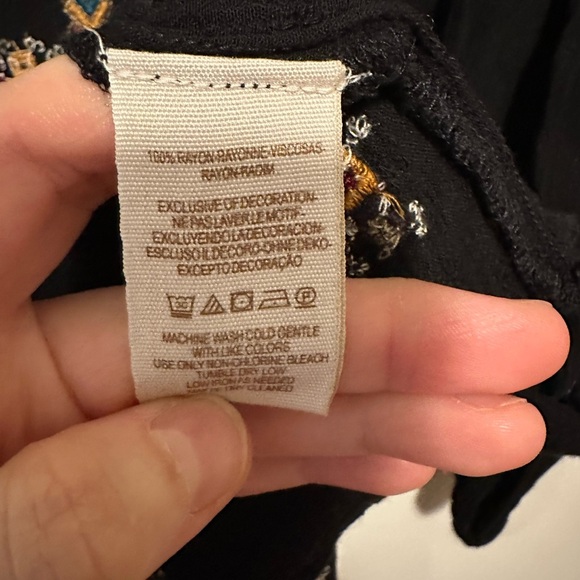 Free People Arianna Tunic in Black Size M - Picture 8 of 11